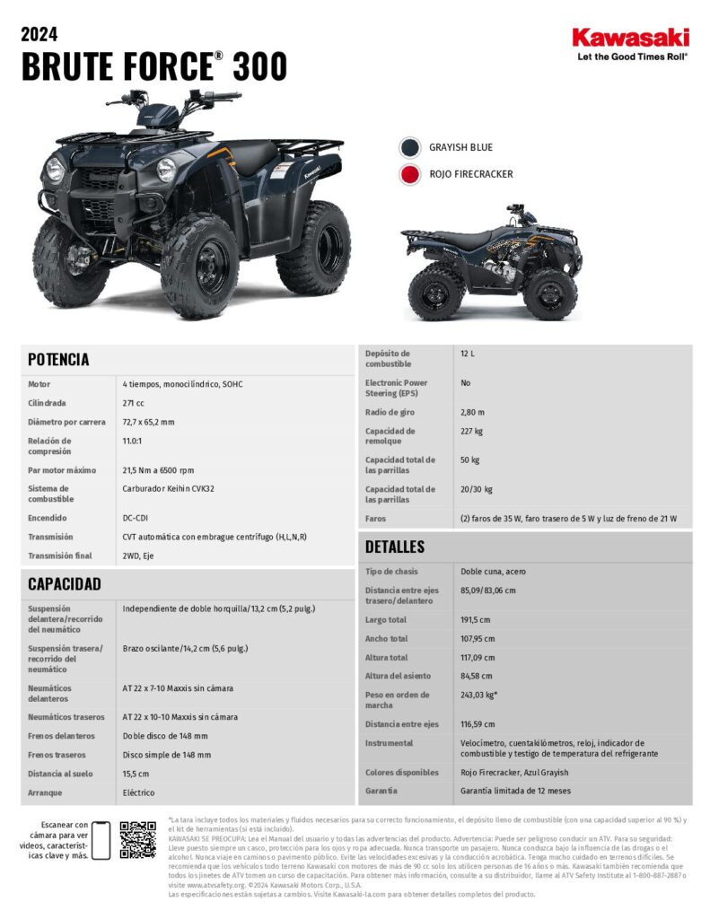 Kawasaki BRUTE FORCE 300