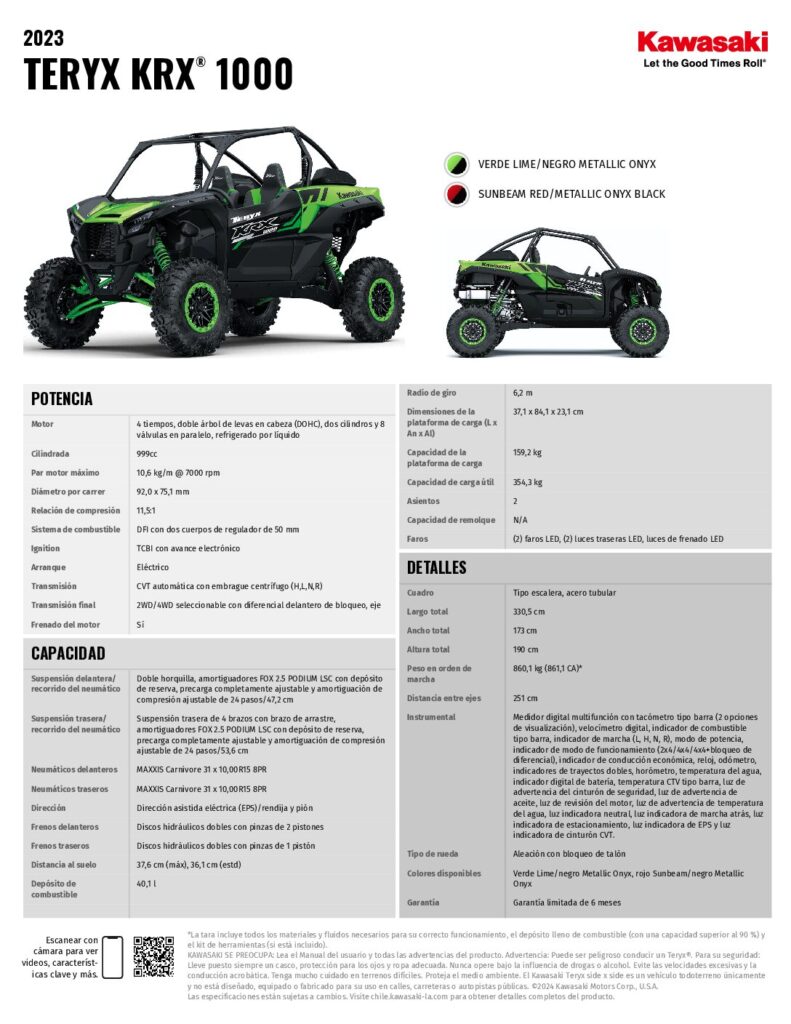 Kawasaki TERYX KRX 1000